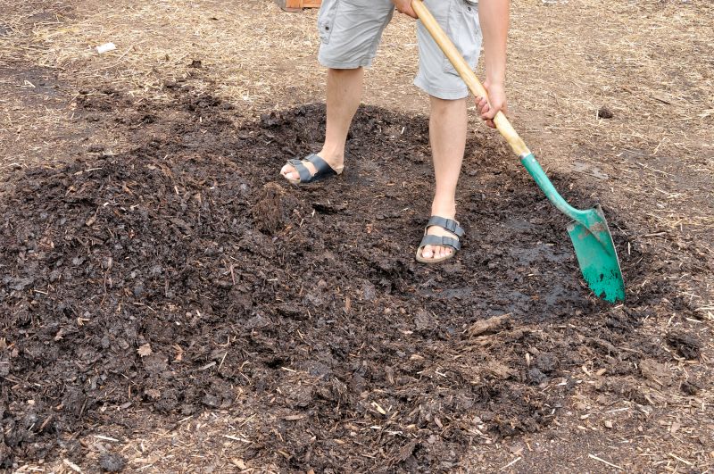 Cedar Mulch Installation