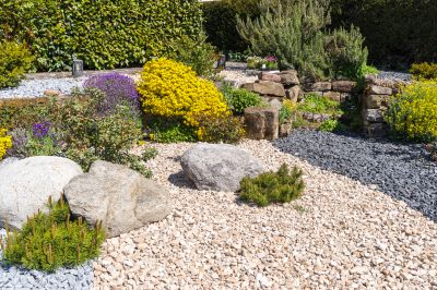 Decorative Rock Delivery detail