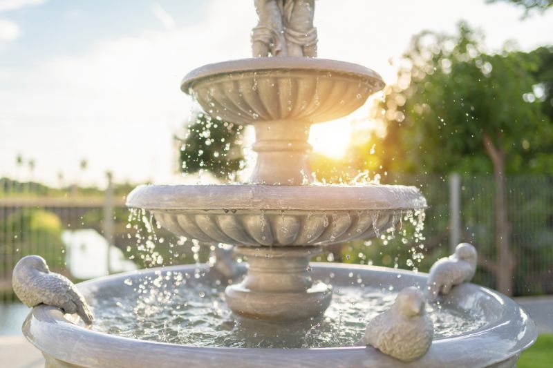 Patio Fountain Installation