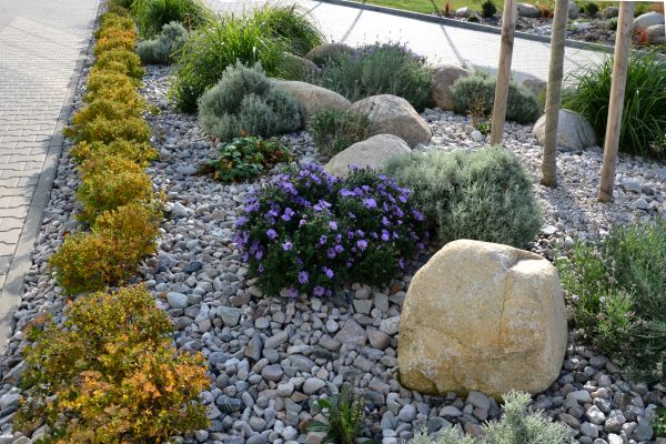 Decorative Rock Installation in Eau Claire