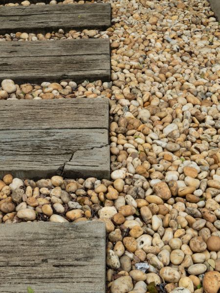 Pea Rock Installation in Eau Claire